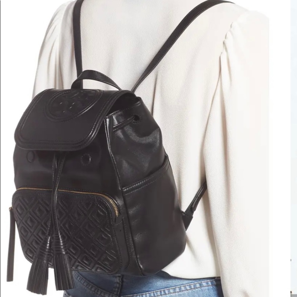 Tory Burch Fleming Leather Backpack